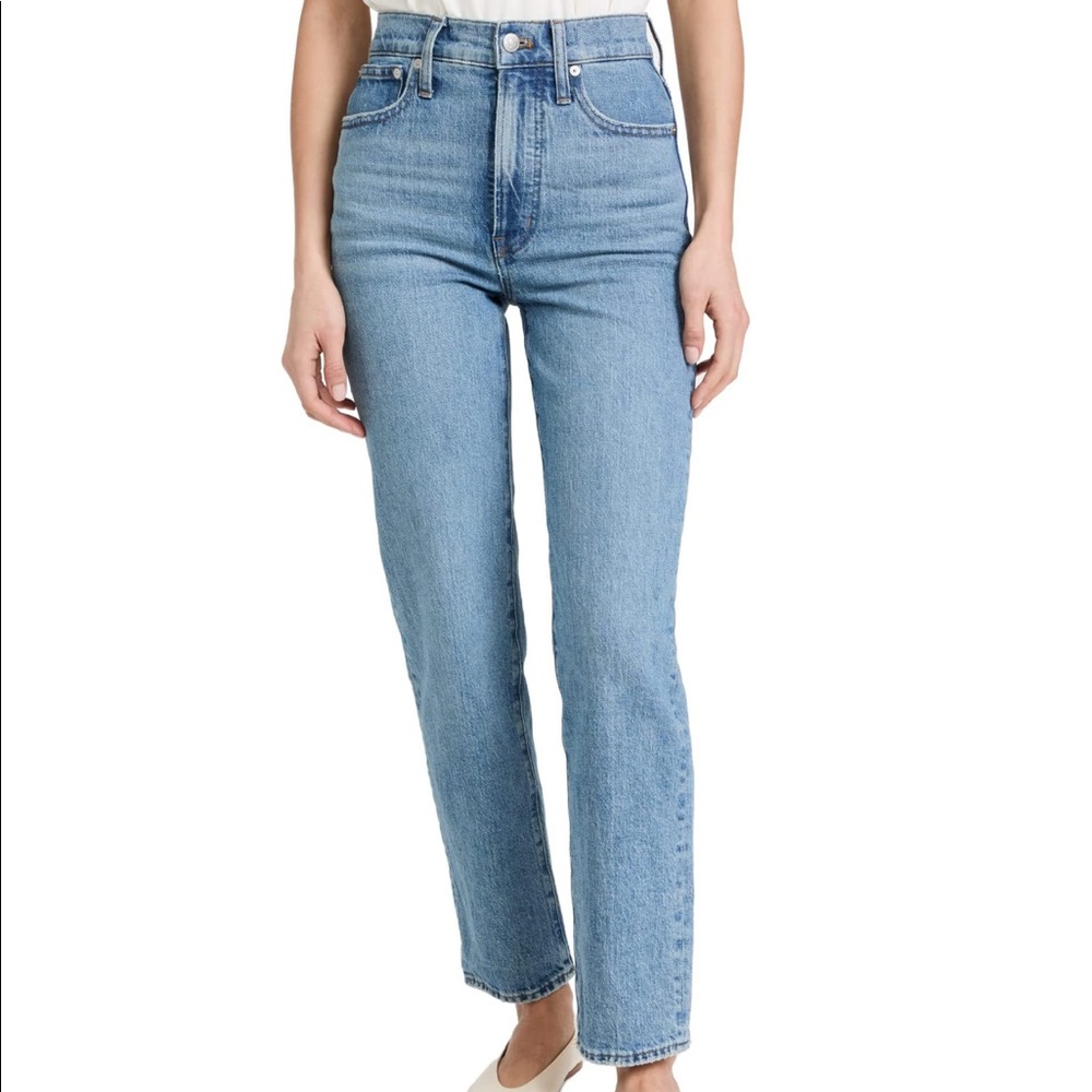 Madewell Perfect Vintage Straight Jean Hoye Wash High-Rise 24